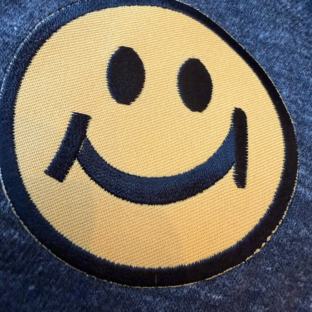 Designer From Denny’s!  Charcoal Gray Kids Hoodie with Fun Patches - Picture 6 of 10